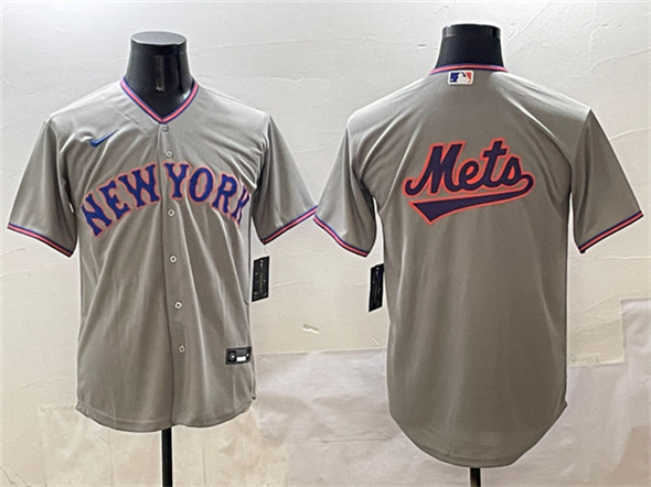 New York Mets Blank Gray 2025 Limited Stitched Baseball Jersey New York Mets Blank Gray 2025 Limited Stitched Baseball Jersey