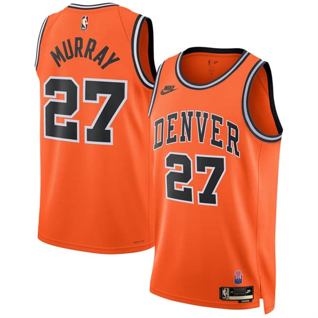 Denver Nuggets #27 Jamal Murray Orange 2026-27Classic Edition Stitched Basketball Jersey Denver Nuggets #27 Jamal Murray Orange 2026-27Classic Edition Stitched Basketball Jersey