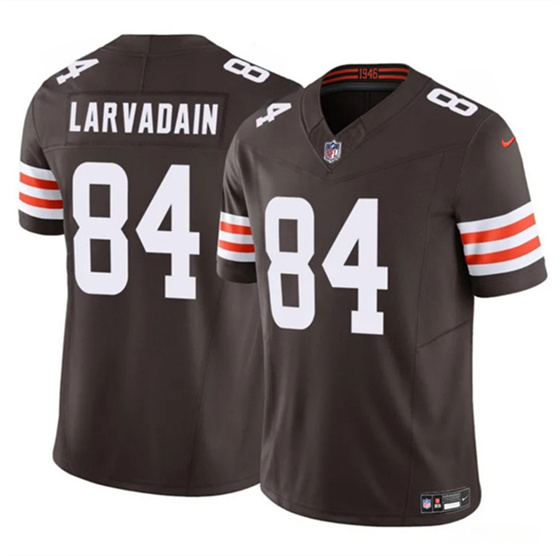 Cleveland Browns #84 Gage Larvadain Brown 2025 F.U.S.E. Vapor Limited Football Stitched Jersey Cleveland Browns #84 Gage Larvadain Brown 2025 F.U.S.E. Vapor Limited Football Stitched Jersey