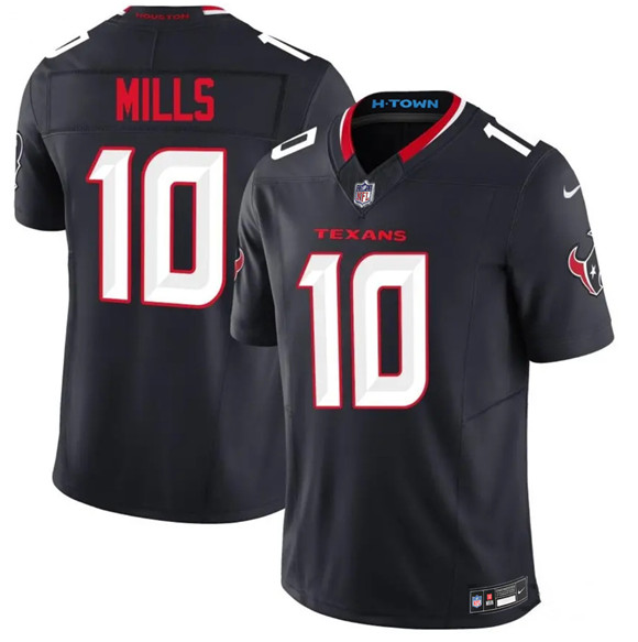 Houston Texans #10 Davis Mills Navy 2nd Alternate 2026 F.U.S.E. Vapor Limited Football Stitched Jersey Houston Texans #10 Davis Mills Navy 2nd Alternate 2026 F.U.S.E. Vapor Limited Football Stitched Jersey