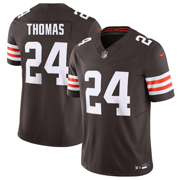 Cleveland Browns #24 Daniel Thomas Brown 2026 F.U.S.E. Vapor Limited Football Stitched Jersey Cleveland Browns #24 Daniel Thomas Brown 2026 F.U.S.E. Vapor Limited Football Stitched Jersey