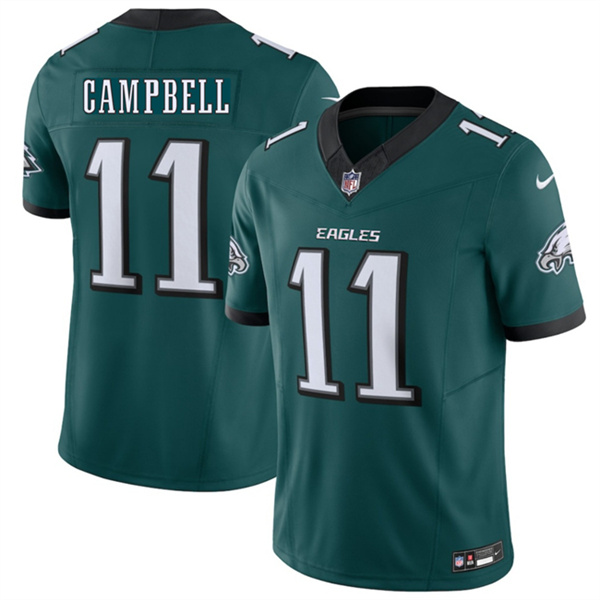 Philadelphia Eagles #11 Jihaad Campbell Green 2026 F.U.S.E. Vapor Untouchable Limited Football Stitched Jersey Philadelphia Eagles #11 Jihaad Campbell Green 2026 F.U.S.E. Vapor Untouchable Limited Football Stitched Jersey