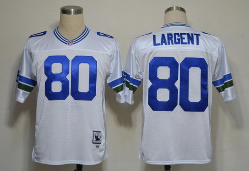 Seattle Seahawks #80 Steve Largent White Throwback Jersey Seattle Seahawks #80 Steve Largent White Throwback Jersey