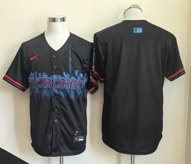 Toronto Blue Jays Blank Navy 2024 City Connect Limited Stitched Baseball Jersey