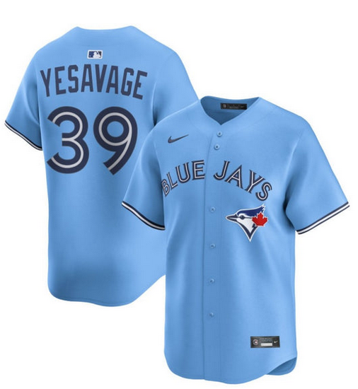 Toronto Blue Jays #39 Trey Yesavage Powder Blue MLB Baseball Player Jersey