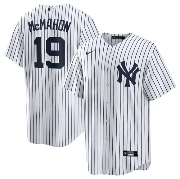 New York Yankees #19 Ryan McMahon White 2025 Cool Base Stitched Baseball Jersey