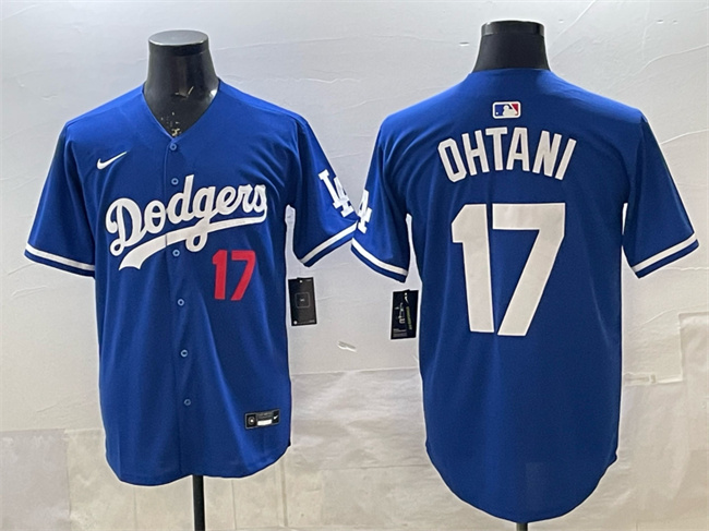 Los Angeles Dodgers #17 Shohei Ohtani Royal Limited Stitched Baseball Jersey Los Angeles Dodgers #17 Shohei Ohtani Royal Limited Stitched Baseball Jersey