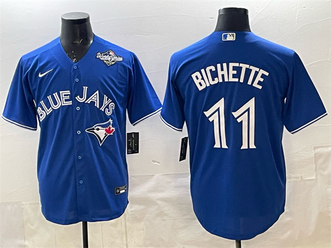 Toronto Blue Jays #11 Bo Bichette Royal 2025 World Series Cool Base Stitched Baseball Jersey