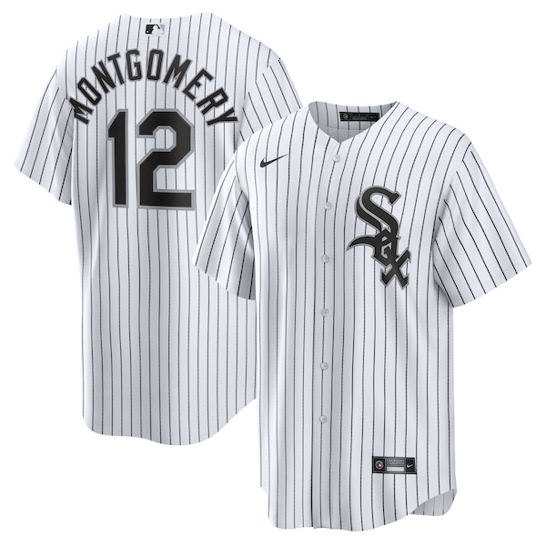 Chicago White Sox #12 Colson Montgomery White Cool Base Stitched Baseball Jersey