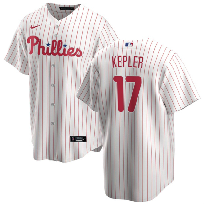 Philadelphia Phillies #17 Max Kepler White 2024 Cool Base Stitched Jersey
