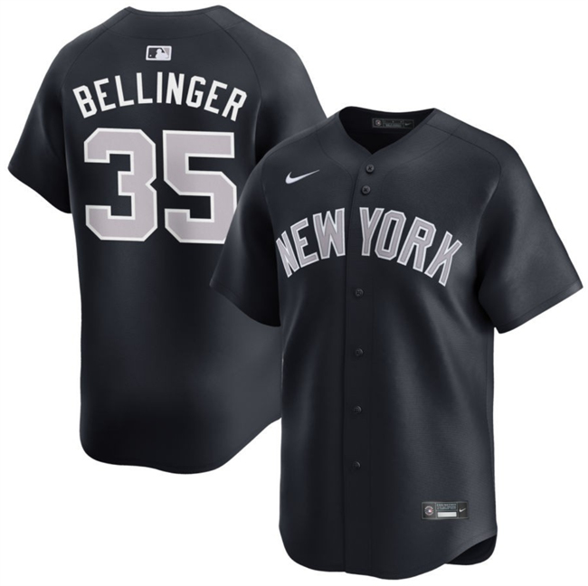 New York Yankees #35 Cody Bellinger Navy 2024 Alternate Limited Stitched Baseball Jersey