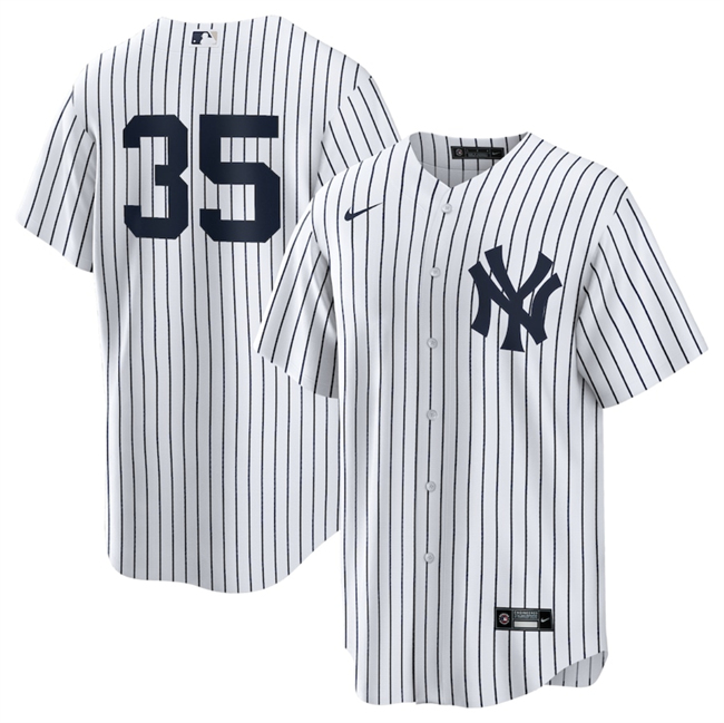 New York Yankees #35 Cody Bellinger White 2024 Cool Base Stitched Baseball Jersey