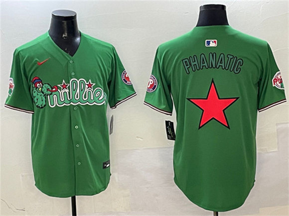 Philadelphia Phillies Phanatic Green Limited Stitched Jerseys