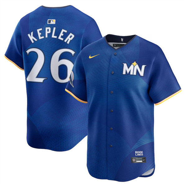Minnesota Twins #26 Max Kepler Royal 2024 City Connect Limited Stitched Baseball Jersey