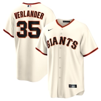 San Francisco Giants #35 Justin Verlander Nike Cream Home Replica Jersey San Francisco Giants #35 Justin Verlander Nike Cream Home Replica Jersey