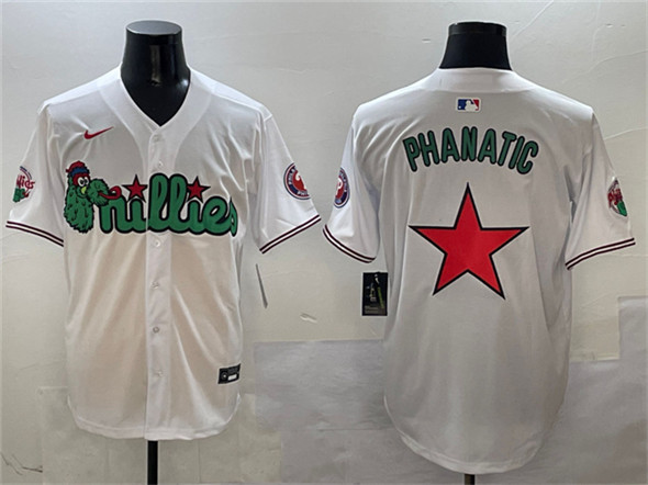 Philadelphia Phillies White Phanatic Limited Stitched Jersey