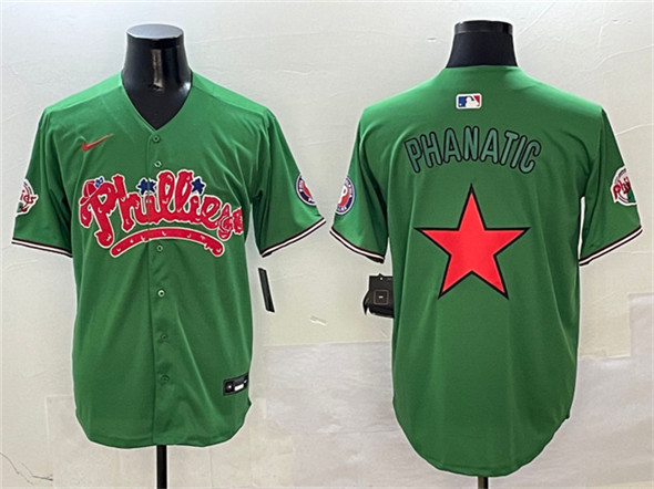 Philadelphia Phillies Green Phanatic Limited Stitched Jersey