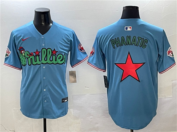 Philadelphia Phillies Light Blue Phanatic Limited Stitched Jersey