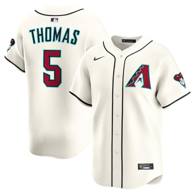 Arizona Diamondbacks #5 Alek Thomas Cream Limited Stitched Baseball Jersey