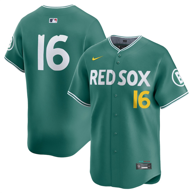 Boston Red Sox #16 Jarren Duran Green 2025 City Connect Limited Stitched Baseball Jersey