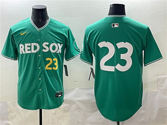 Boston Red Sox #23 Romy Gonz??lez Green 2025 City Connect Limited Stitched Baseball Jersey Boston Red Sox #23 Romy Gonz??lez Green 2025 City Connect Limited Stitched Baseball Jersey