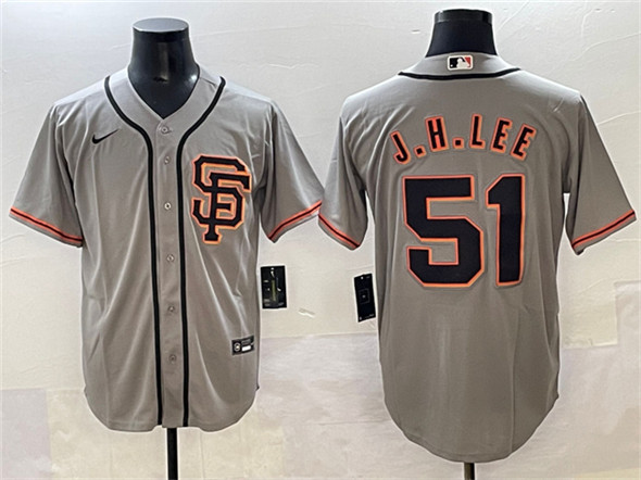 San Francisco Giants #51 Jung Hoo Lee Gray Cool Base Stitched Baseball Jersey San Francisco Giants #51 Jung Hoo Lee Gray Cool Base Stitched Baseball Jersey