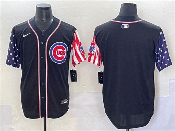 Chicago Cubs Blank Black 2025 Independence Day Vapor Premier Limited Stitched Baseball Jersey Chicago Cubs Blank Black 2025 Independence Day Vapor Premier Limited Stitched Baseball Jersey