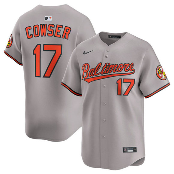 Baltimore Orioles #17 Colton Cowser Gray 2025 Limited Stitched Baseball Jersey