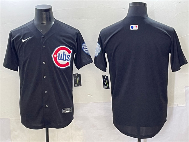 Chicago Cubs Blank Black Limited Stitched Baseball Jersey Chicago Cubs Blank Black Limited Stitched Baseball Jersey