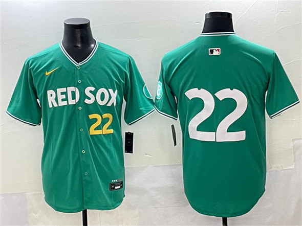 Boston Red Sox #22 Garrett Whitlock Green 2025 City Connect Limited Stitched Baseball Jersey Boston Red Sox #22 Garrett Whitlock Green 2025 City Connect Limited Stitched Baseball Jersey