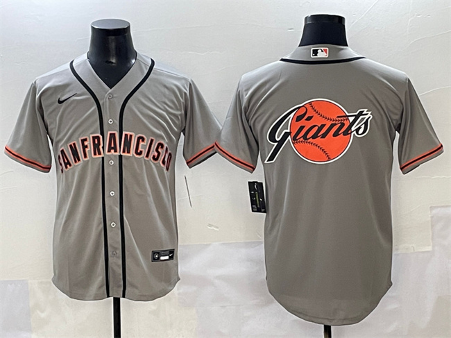 San Francisco Giants Gray Team Big Logo Cool Base Stitched Jersey San Francisco Giants Gray Team Big Logo Cool Base Stitched Jersey