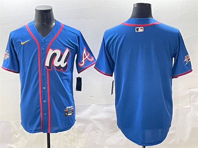 National League Atlanta Braves Blank Blue 2025 All-Star Edition Limited Stitched Baseball Jersey