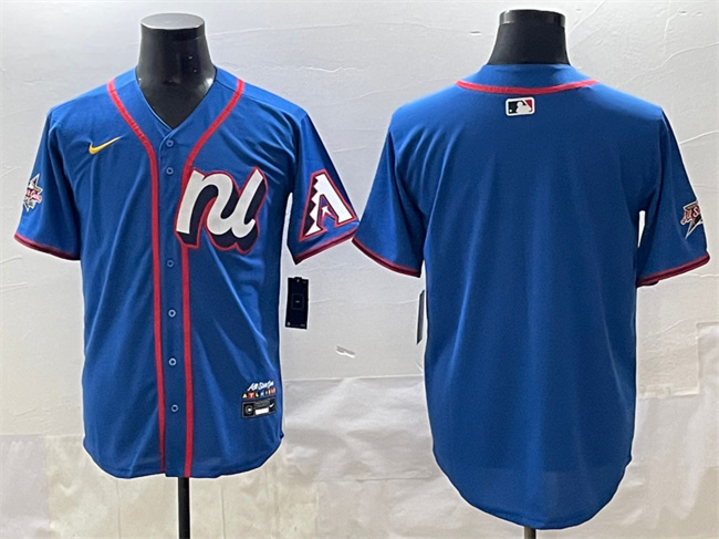 National League Arizona Diamondbacks Blank Blue 2025 All-Star Edition Limited Stitched Baseball Jersey