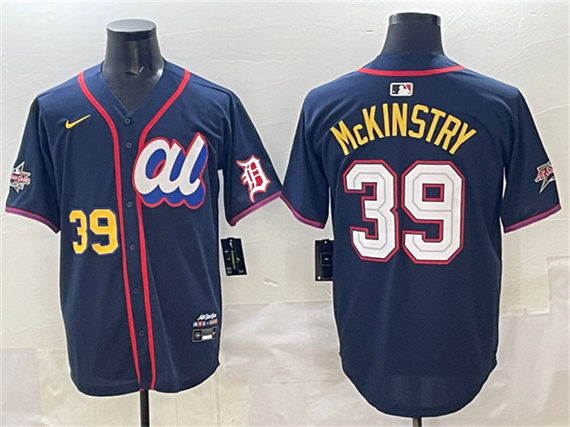 American League #39 Zach McKinstry Navy 2025 All-Star Edition Limited Stitched Baseball Jersey