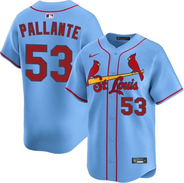 St. Louis Cardinals Blank Black Lights Out Limited Stitched Baseball Jersey