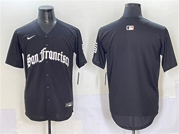 San Francisco Giants Blank Black 'Gothic Fog Edition' Vapor Premier Limited Stitched Jersey San Francisco Giants Blank Black 'Gothic Fog Edition' Vapor Premier Limited Stitched Jersey