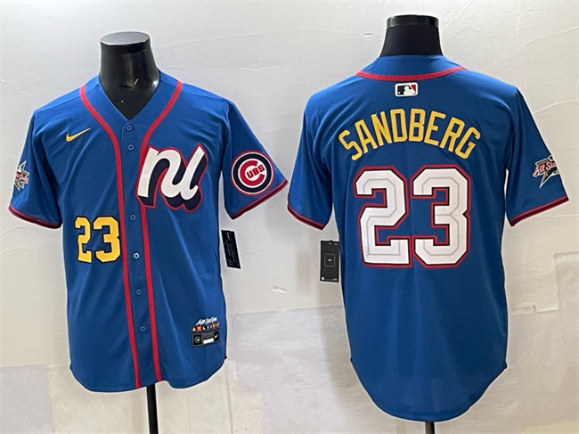 National League #23 Ryne Sandberg Blue 2025 All-Star Edition Limited Stitched Baseball Jersey National League #23 Ryne Sandberg Blue 2025 All-Star Edition Limited Stitched Baseball Jersey