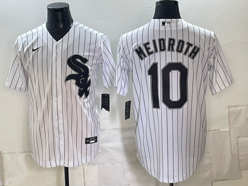 Chicago White Sox #10 Chase Meidroth White Stitched Baseball Jersey
