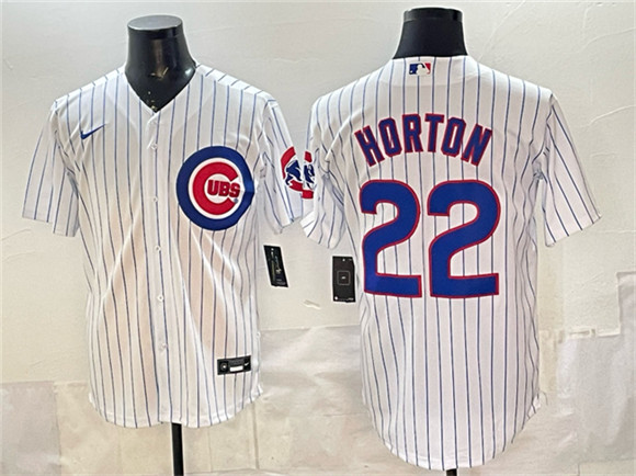 Chicago Cubs #22 Cade Horton White Cool Base Stitched Baseball Jersey Chicago Cubs #22 Cade Horton White Cool Base Stitched Baseball Jersey