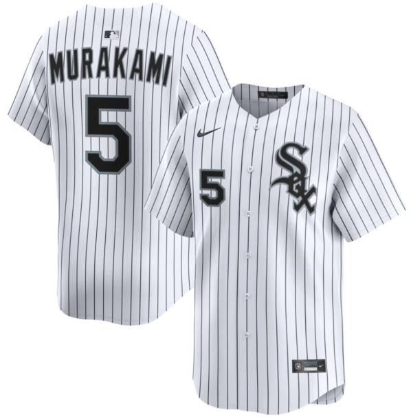Chicago White Sox #5 Munetaka Murakami White 2025 Home Limited Stitched Baseball Jersey