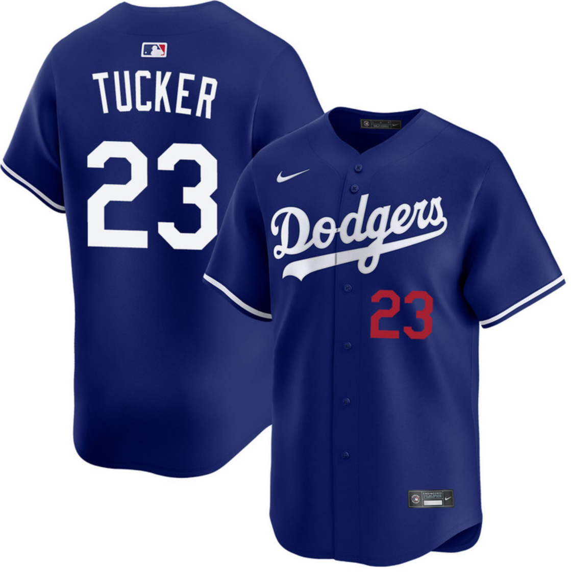 Los Angeles Dodgers #23 Kyle Tucker Royal 2026 Limited Stitched Baseball Jersey Los Angeles Dodgers #23 Kyle Tucker Royal 2026 Limited Stitched Baseball Jersey