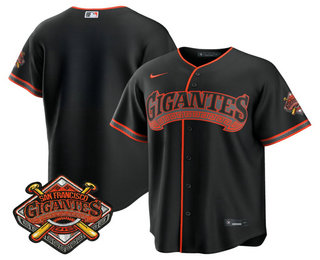 San Francisco Giants Blank Black 2026 Alternate Stadium Stitched Jersey San Francisco Giants Blank Black 2026 Alternate Stadium Stitched Jersey