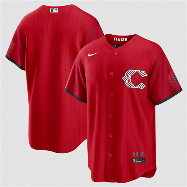 Cincinnati Reds Blank Red 2026 City Connect Stadium Stitched Baseball Jersey Cincinnati Reds Blank Red 2026 City Connect Stadium Stitched Baseball Jersey