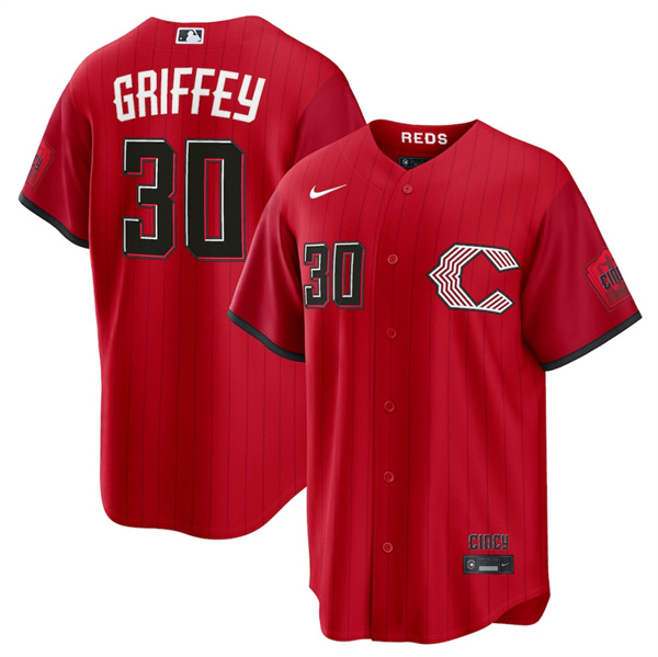 Cincinnati Reds #30 Will Benson Red 2026 City Connect Stadium Stitched Baseball Jersey Cincinnati Reds #30 Will Benson Red 2026 City Connect Stadium Stitched Baseball Jersey