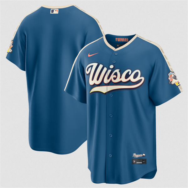 Milwaukee Brewers Blank Mineral Blue 2026 City Connect Stadium Stitched Stitched Baseball Jersey Milwaukee Brewers Blank Mineral Blue 2026 City Connect Stadium Stitched Stitched Baseball Jersey