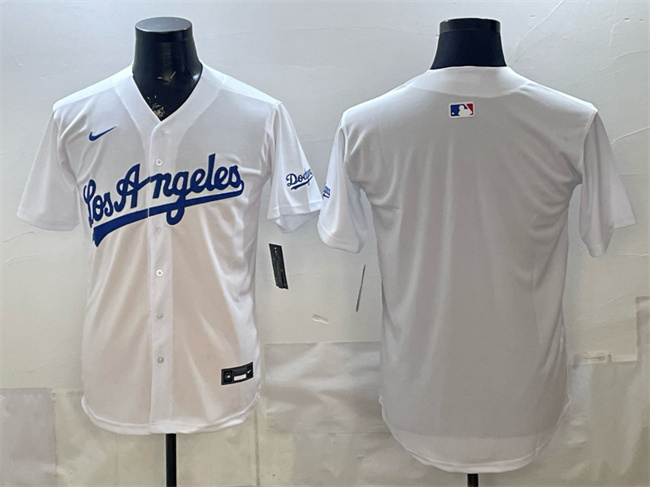 Los Angeles Dodgers Blank White Alternate Stadium Stitched Baseball Jersey