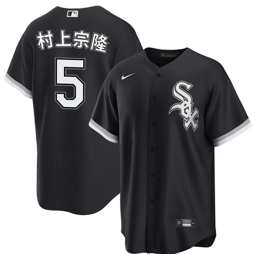 Chicago White Sox #5 ??????¡ Black Alternate Stitched Baseball Jersey