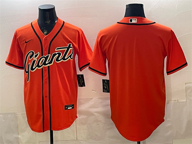 San Francisco Giants Blank Orange Cool Base Stitched Baseball Jersey