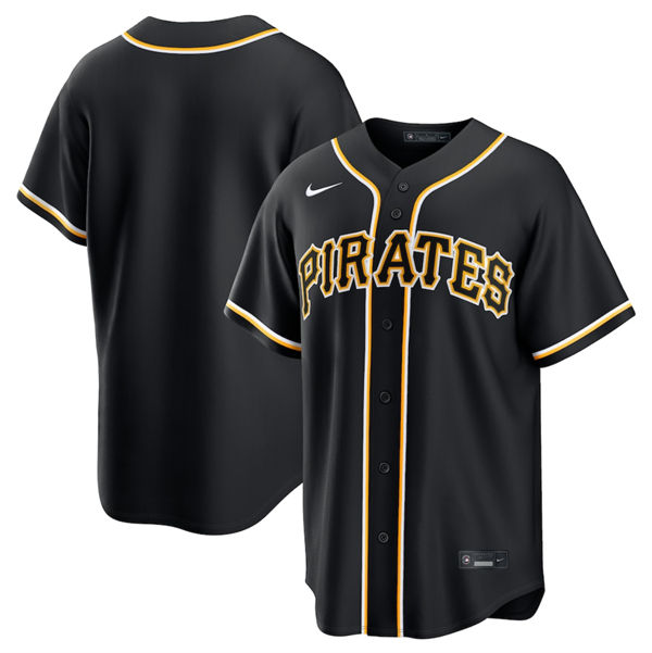 Pittsburgh Pirates Blank Black Out Stitched Baseball Jersey