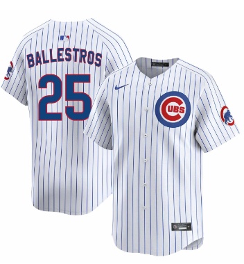 Chicago Cubs #25 Moises ballesteros White Cool Base Stitched Baseball Jersey Chicago Cubs #25 Moises ballesteros White Cool Base Stitched Baseball Jersey
